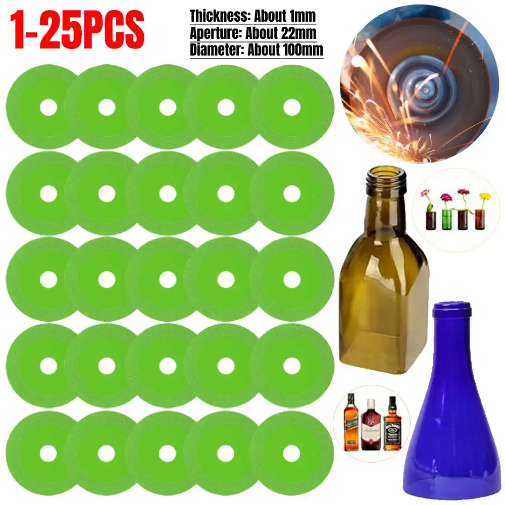 Brick Cutting Saw - 100mm Glass Cutting Disc 22mm Diamond