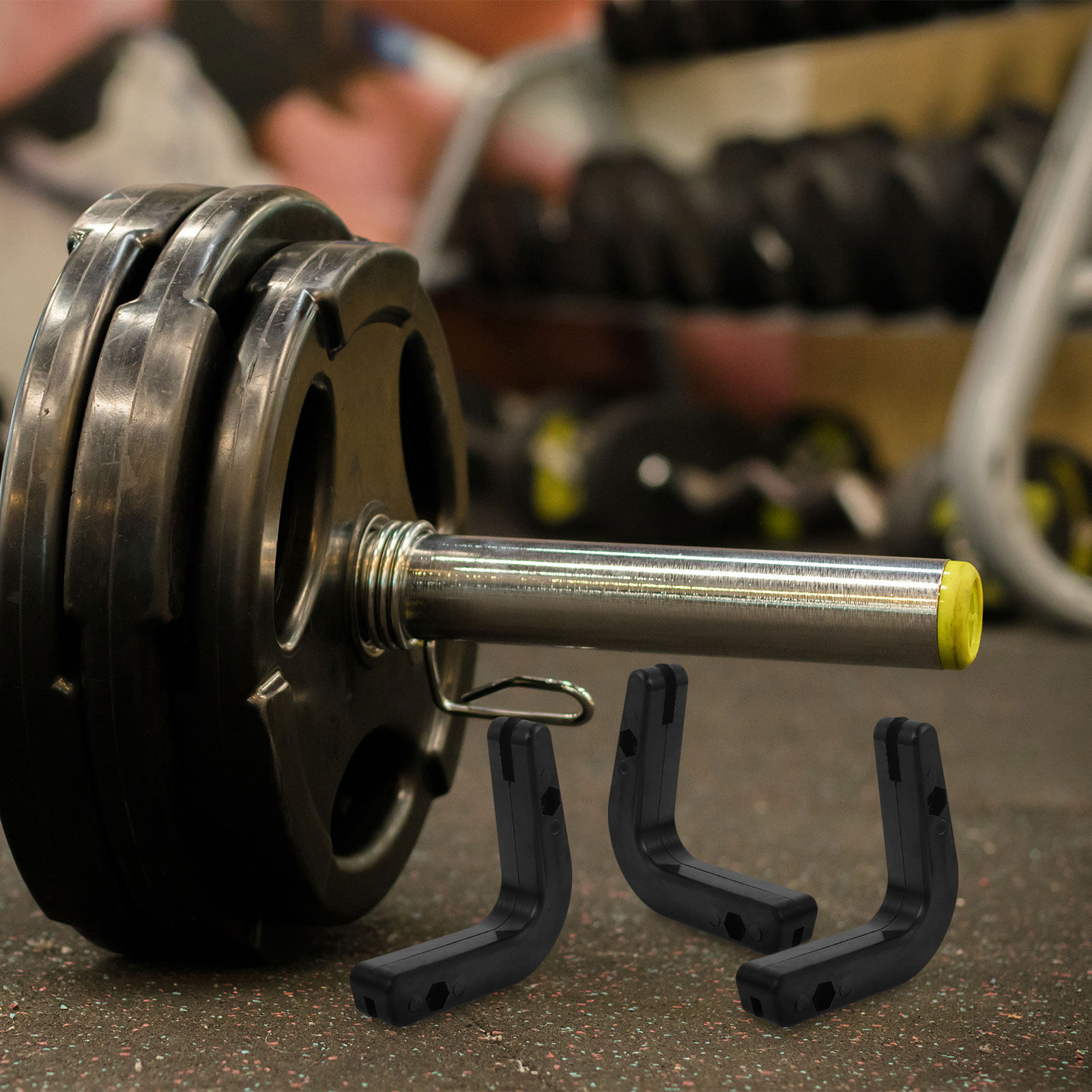 8Pcs Barbell Storage Rack Heav - Heavy Equipment Gym 评论和价格